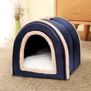 Portable fabric dog kennel