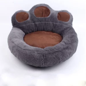 Paw-shaped dog basket