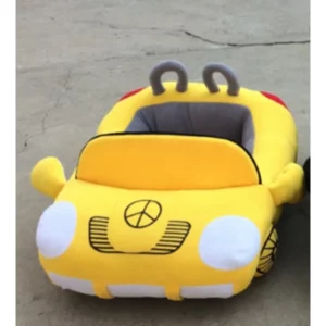 Car-shaped dog bed