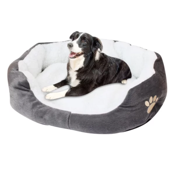 Washable orthopedic bed basket for dogs