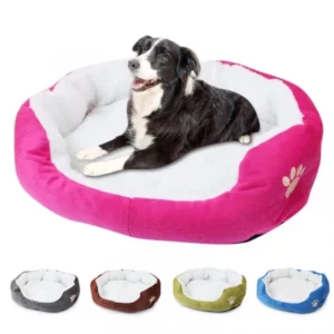 Washable orthopedic bed basket for dogs