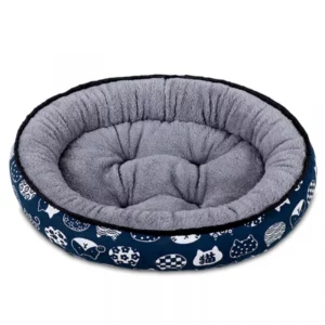 Round orthopedic dog bed