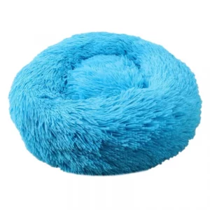 Round plush dog basket XXL