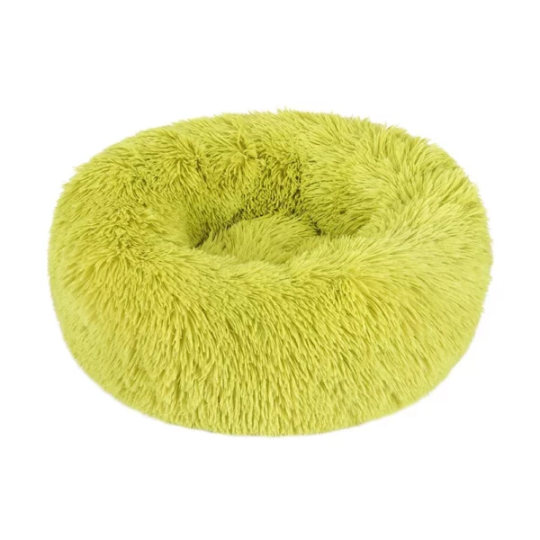 Round plush dog basket XXL