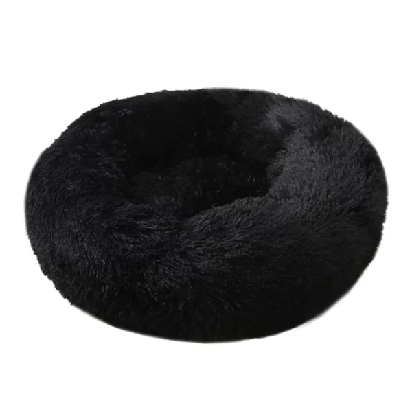 Solid color plush bed for XXL dog