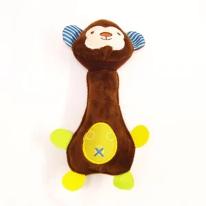 Monkey plush toy for dog