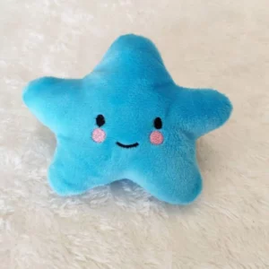 Star-shaped plush toy for dogs