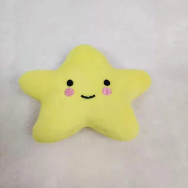 Star-shaped plush toy for dogs