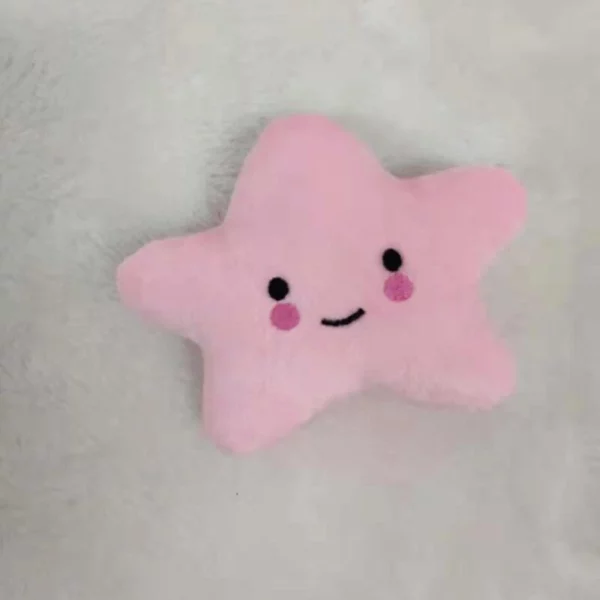 Star-shaped plush toy for dogs