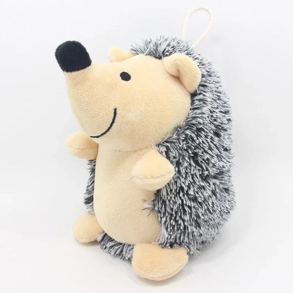 Small stuffed hedgehog for dog