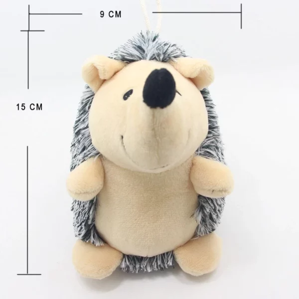 Small stuffed hedgehog for dog