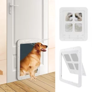 Plastic dog door