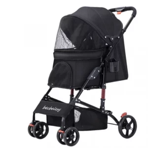 Foldable dog transport stroller