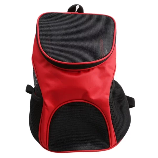 Breathable mesh backpack for dogs