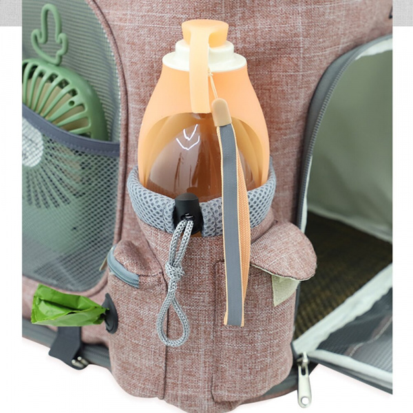 Carrying backpack for small dogs
