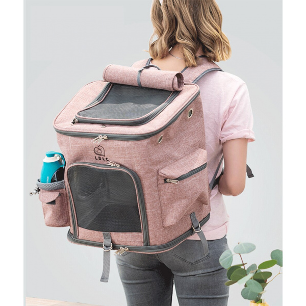 Carrying backpack for small dogs