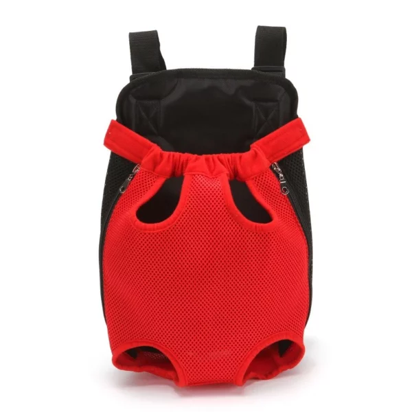 Front carrier backpack for dogs