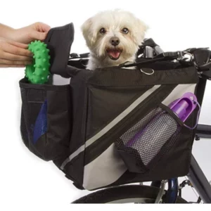 Dog bike carrier bag