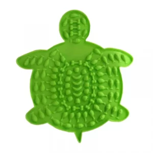 Silicone Turtle Lick Mat for Dogs with Suction Cups