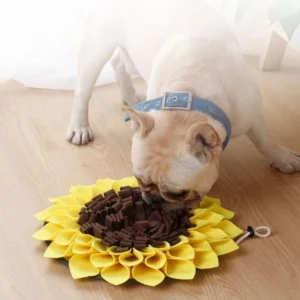 Sunflower Shaped Dog Snuffle Mat