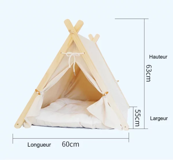 Tent with soft mat for dogs