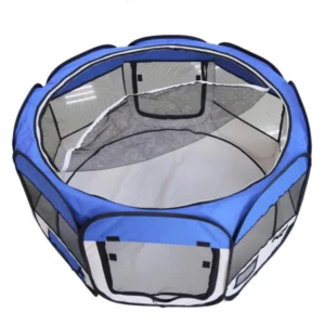 Foldable octagonal dog tent