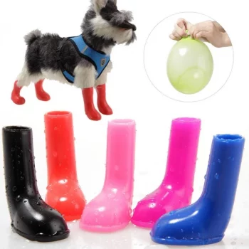 Botte-impermeable-pour-chien-Chaussure-pour-chien-Vetement-chien-couleur-BleuNoirRoseRougeVertViolet-600x600-1.webp