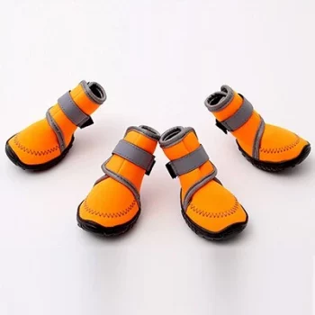 Chaussure-dhiver-impermeable-pour-chien-Chaussure-pour-chien-Vetement-chien-Taille-XXS-Couleur-Orange.webp