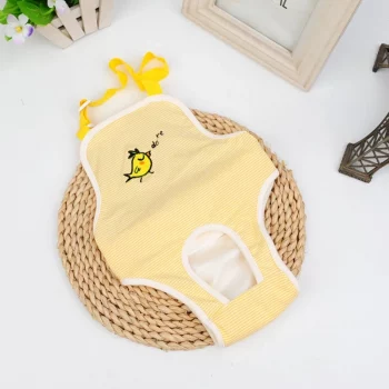 Culotte-lavable-en-coton-pour-chien-Vetement-chien-Taille-M-Couleur-Jaune.webp