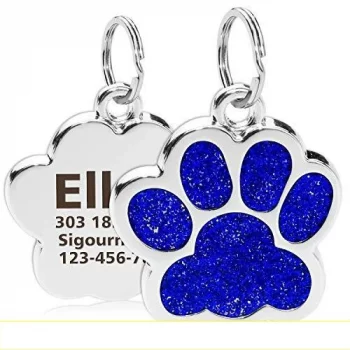 Etiquettes-personnalisees-pour-chien-Accessoire-chien-Collier-chien-couleur-BleuGrisOrRoseRougeVertViolet-7.webp