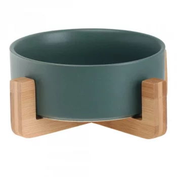 Gamelle-en-ceramique-avec-un-support-en-bois-Accessoire-chien-Gamelle-chien-Couleur-Vert-1-600x600-1.webp