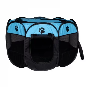 Tente-octogonale-pliante-pour-chiens-Mobilier-pour-chien-Parc-pour-chien-couleur-BleuGrisJauneMarronRoseRouge-1.webp